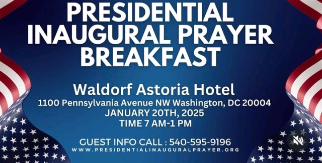 Pastor Nathaniel Bassey US Presidential Inaugural Prayer Breakfast